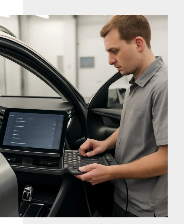 Русификация мультимедиа автомобилей Lynk Co в Коломне