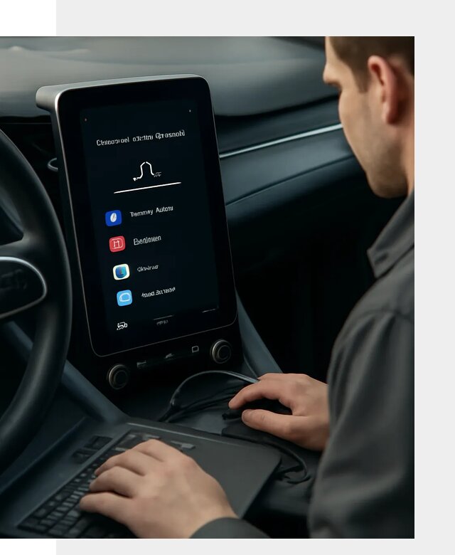 Установка приложений Lynk Co на автомобиль в Коломне